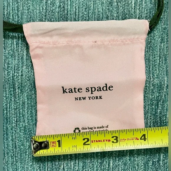 Kate Spade NEW YORK Jewelry Dust Bag Light Pink with Drawstring - Picture 5 of 7